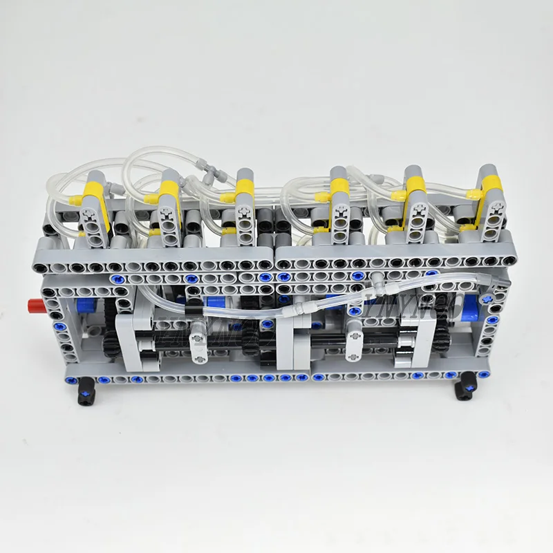 419 шт. детали строительные блоки 6 цилиндров