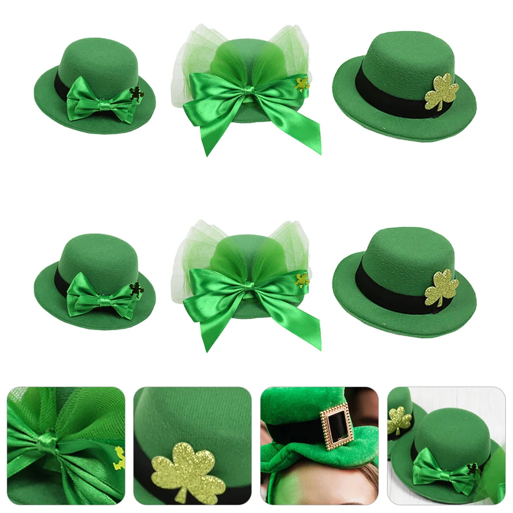

6Pcs St. Patrick's Day Headband St. Patrick's Day Hair Accessories St. Patrick's Day Hair Clips St. Paddy's Day Supplies