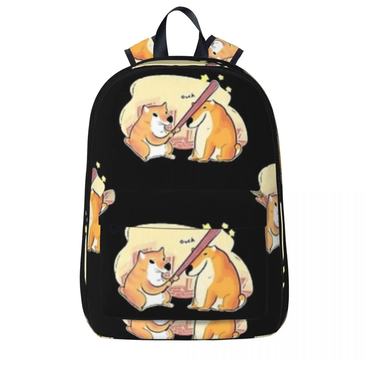 

Dog - Ouch Backpack Waterproof Children School Bag Laptop Rucksack Travel Rucksack Large Capacity Bookbag