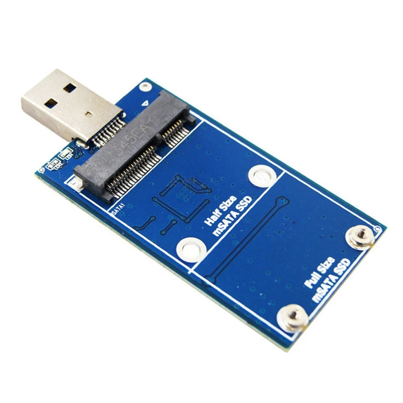 

Чехол для жесткого диска MSATA на USB 3,0, внешний адаптер для твердотельного диска MSATA, поддержка 30X30 50X30 MSATA SSD