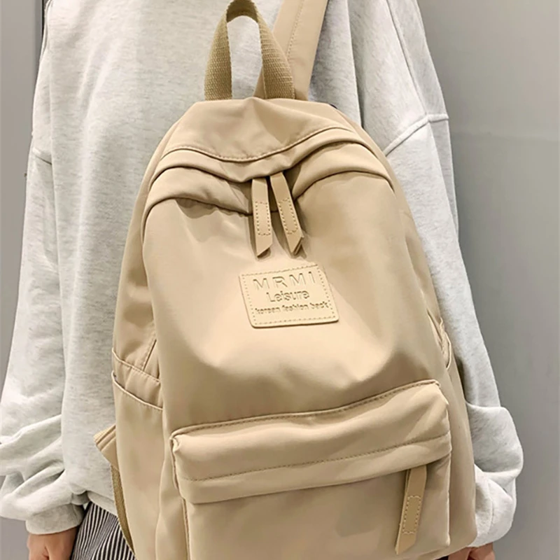 

TRAVEASY Nylon Women Backpack Cute Design Schoolbag Female Student Teenage Girl Pink Casual Woman Travel College Style Bookbag