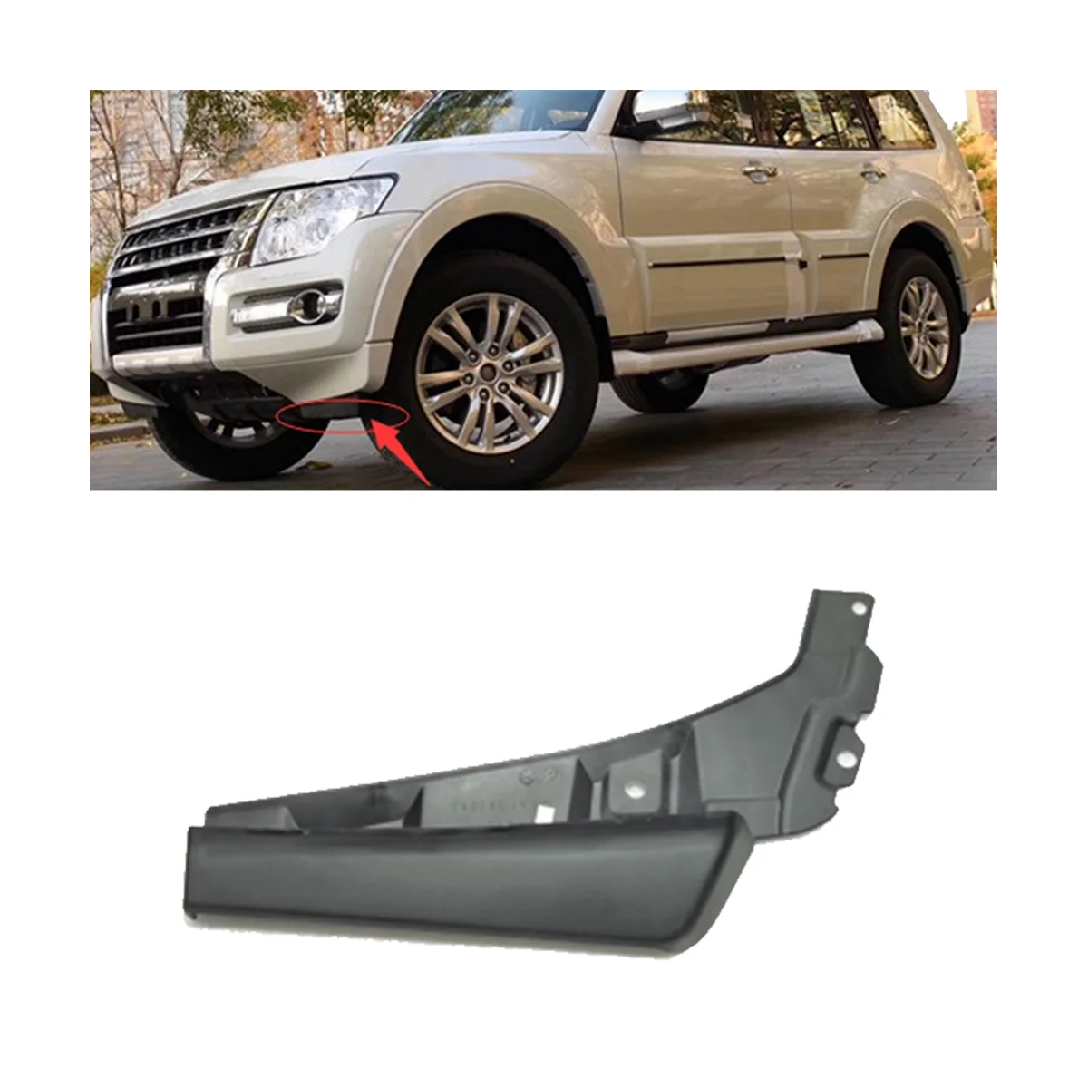 Брызговики для Mitsubishi Pajero Montero V93W V97W 6400A589 6400A590 7654A005