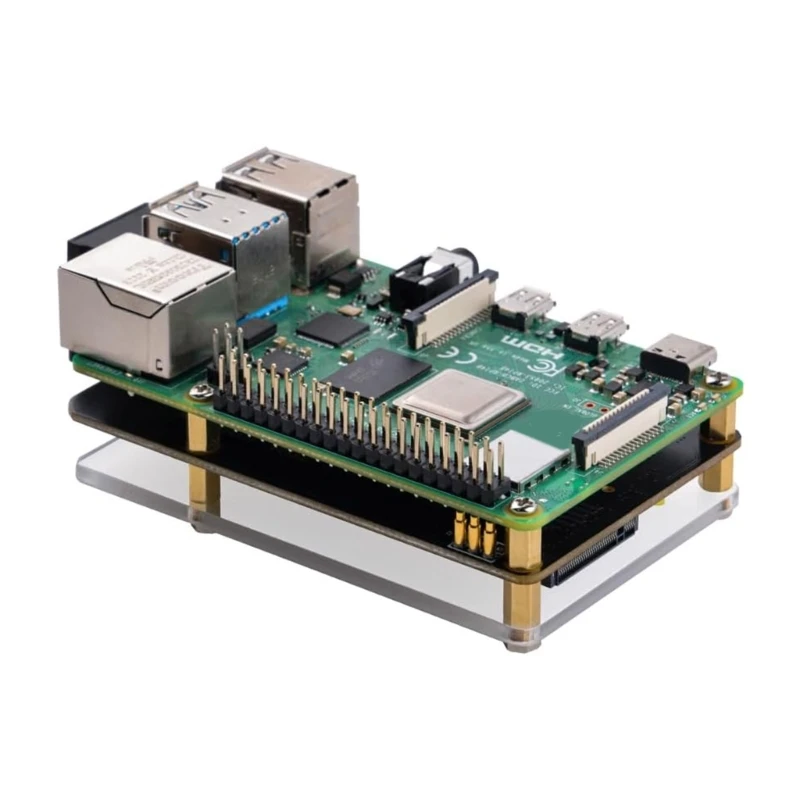 

NVME SSD Storage Expansion Board for RaspberryPi4 Only Support NVME SSD Adapter Card