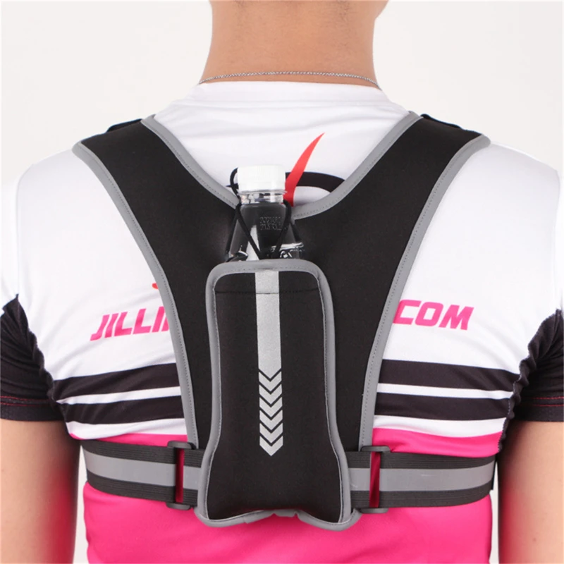 

Reflective Running Backpack Universal Lightweight Sport Running Vest Mobile Phone Cards Bag For Jogging Fitness Male Femaleсумка