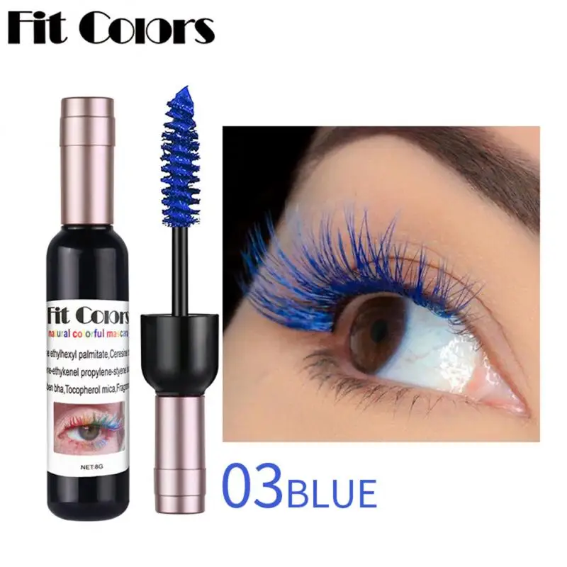 

6 Colors Mascara Grape Purple Milk Tea Brown Waterproof Quick Dry Curling Thick Long-Lasting Natural Makeup Women Cosmetics Tool