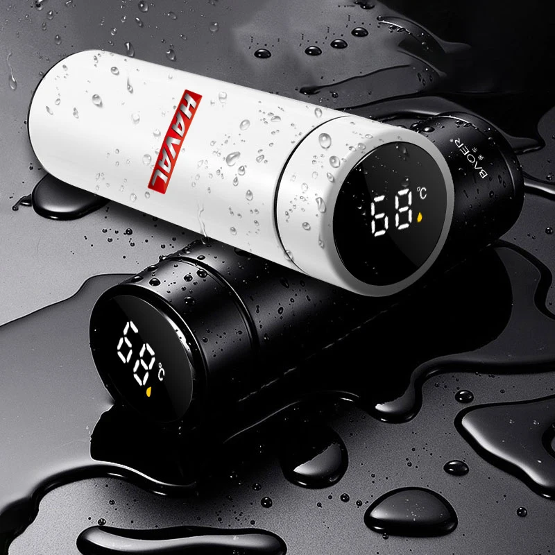 

Portable Car Smart Thermos Bottle with Temperature Display for Harvard H6 Sports Version H2 H3 H7 H8 H9 Car Accessories Decor