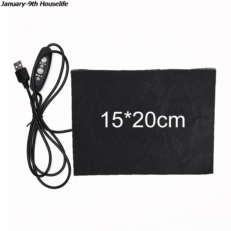 

Портативная электрическая грелка из углеродного волокна Black