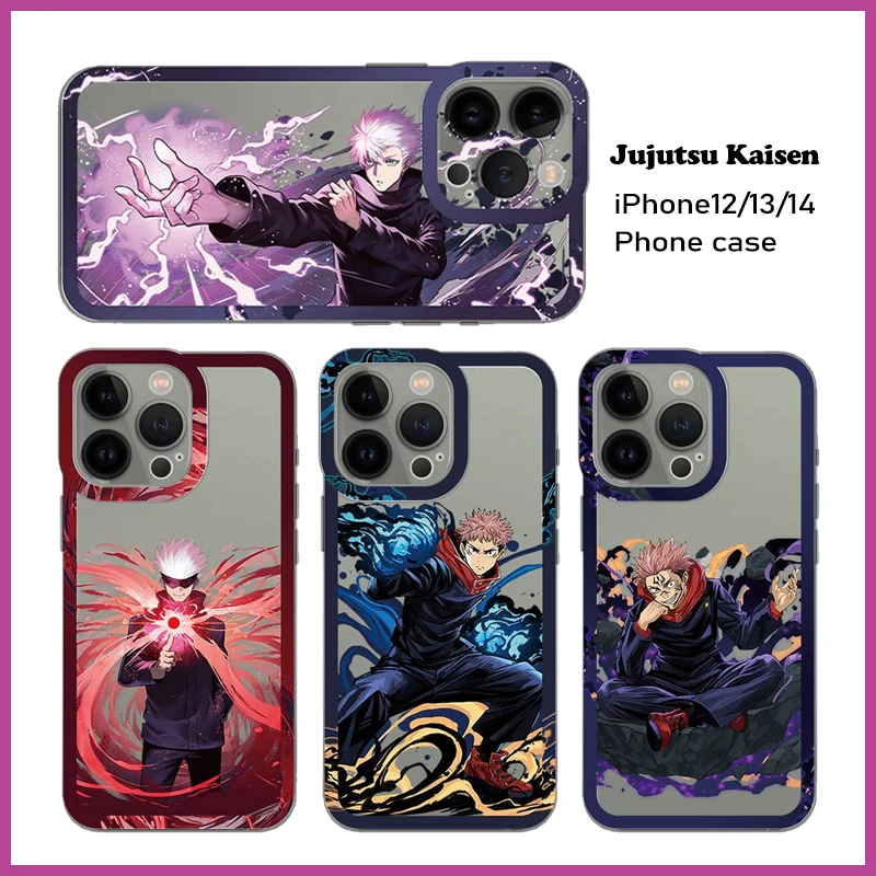 

Jujutsu Kaisen Yuji Gojo Satoru iPhone X/XR 14PRO Phone case Silicone drop resistant Anime characters Christmas Birthday gifts