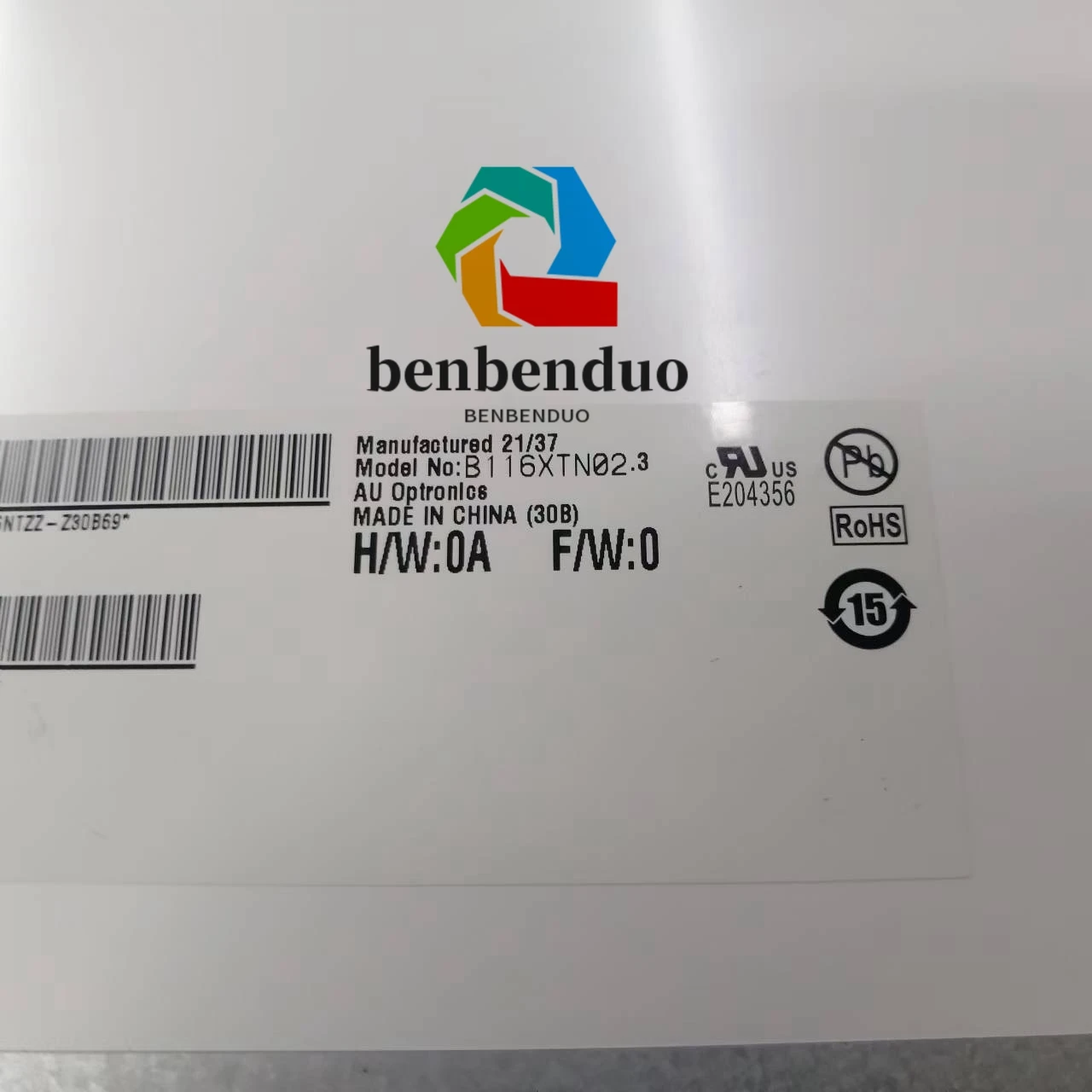 Бесплатная доставка 11 6-дюймовый тонкий ЖК-экран 30 контактов eDP B116XTN02.3 NT116WHM-N23