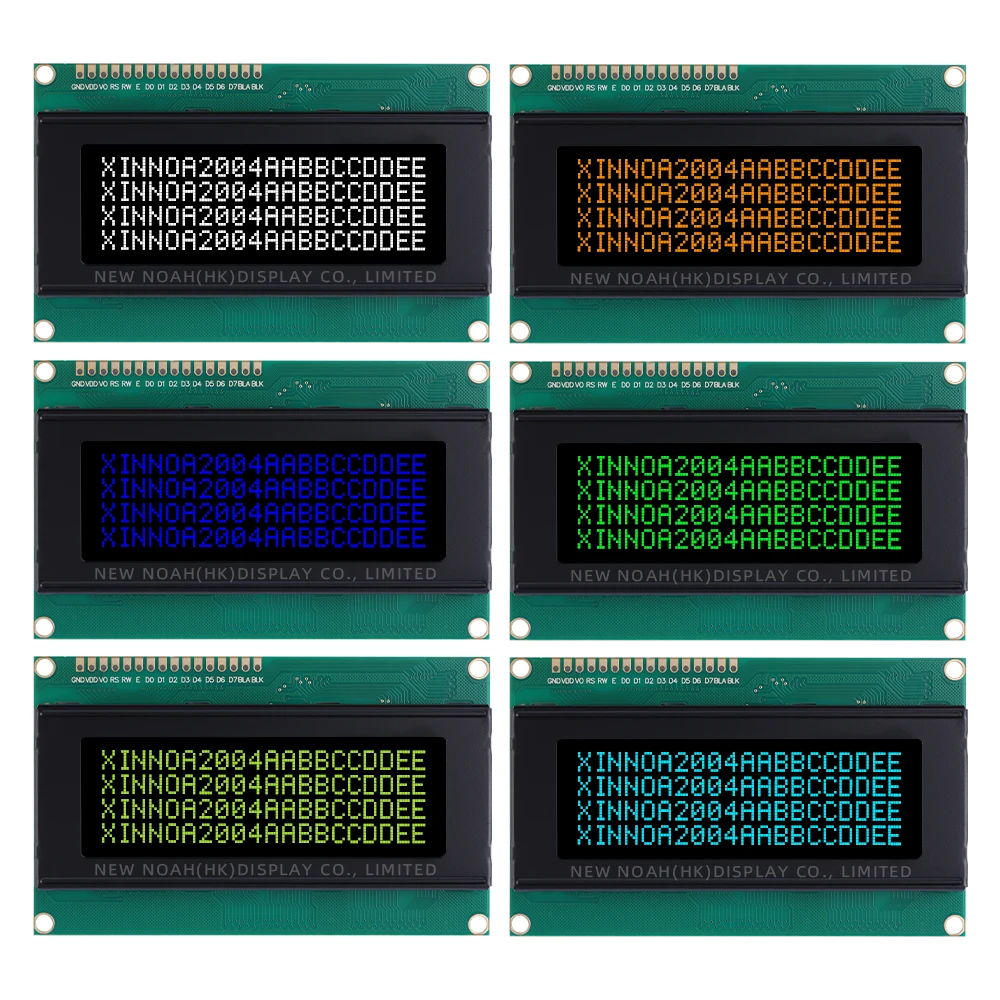 BTN черная пленка фиолетовый 2004A 3 В ЖК-модуль 4*20 98*60 мм ST7066U оснащенный светодиодной