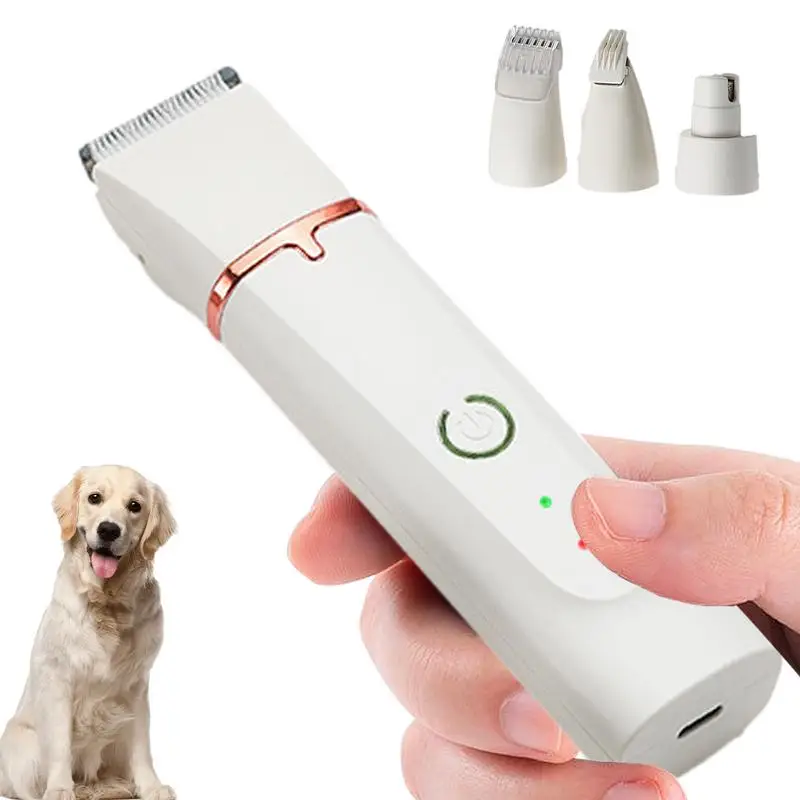 

Dog Hair Clippers Rechargeable Cordless Pet Grooming Clippers Durable Shaver Trimmers Set For Thick Coats Dogs