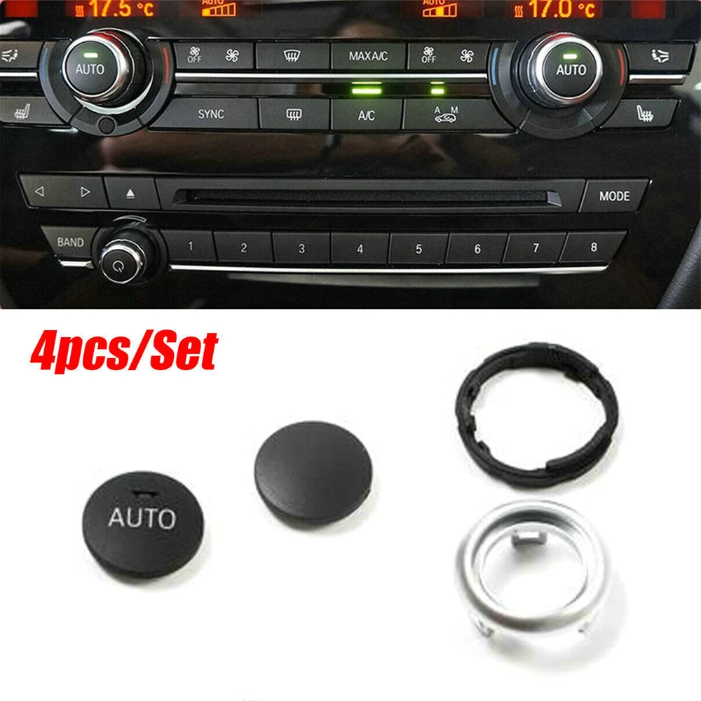 

​For BMW F10 F07 F02 Air Conditioner A/C Rotation Climate Control Knob Button With AUTO Words For BMW 5 6 7 Series 61319393931