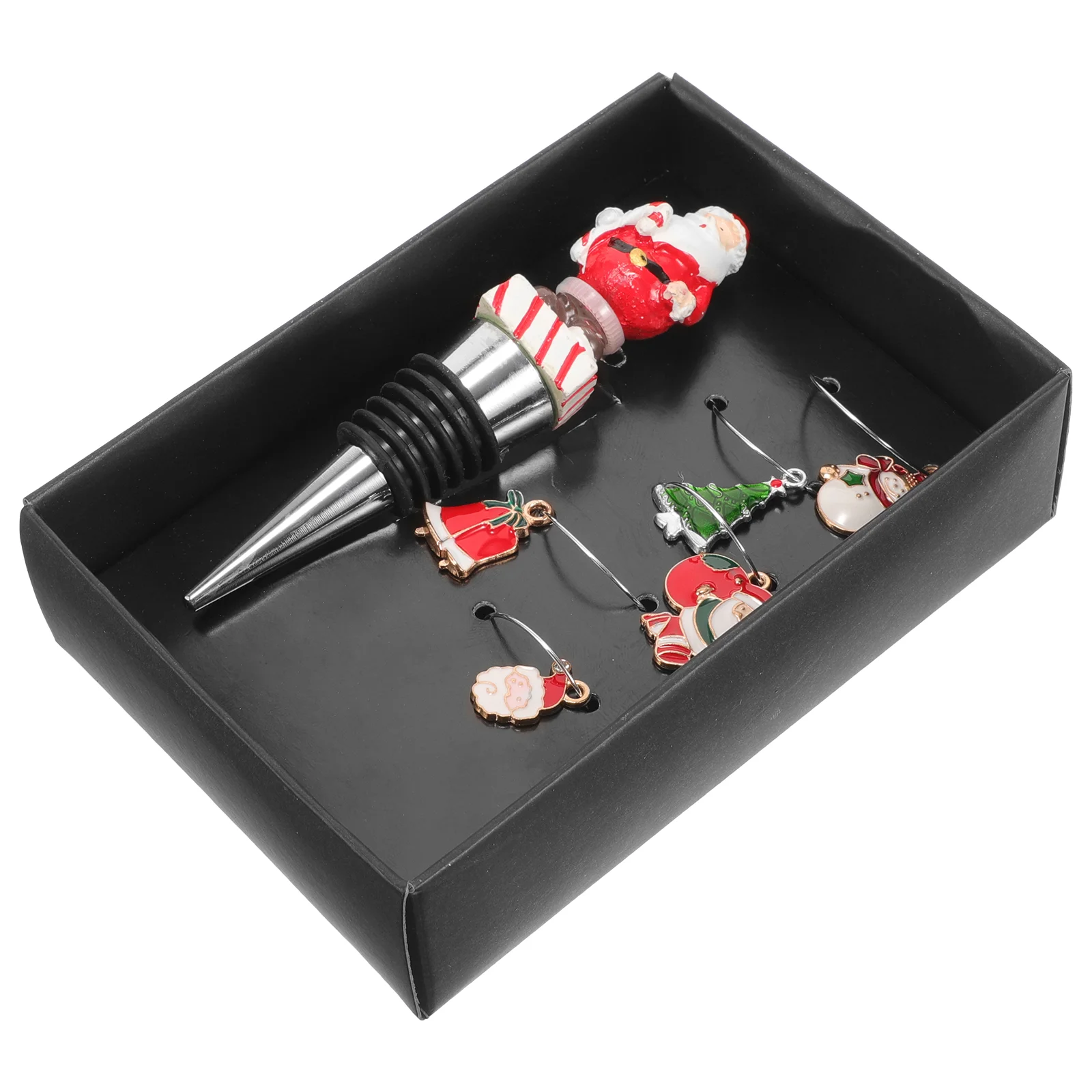 

1 Set Stoppers Xmas Charms Bottle Stopper Bottles Resealable Stoppers