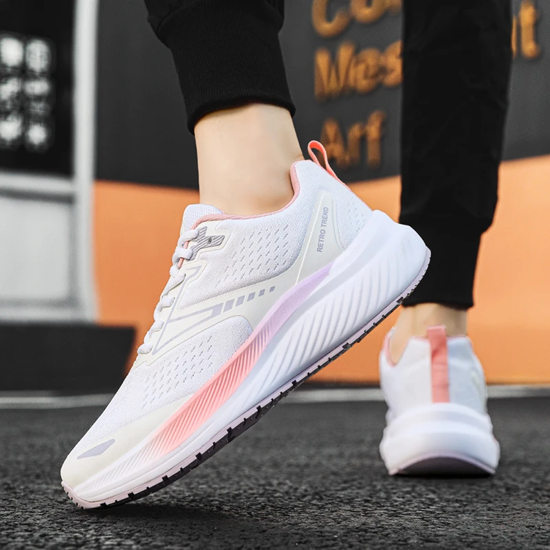 Comfortable Breathable Casual Sneakers Adult Teenagers Couple Outdoor Running Shoes Walking Shoes School Sports Shoes 36-45#