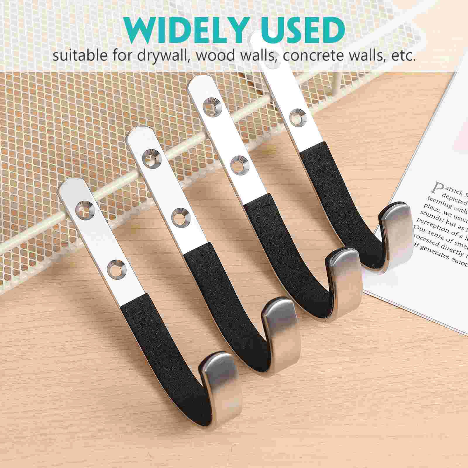 2 пары крючков из нержавеющей стали вешалки для одежды гаражная настенная