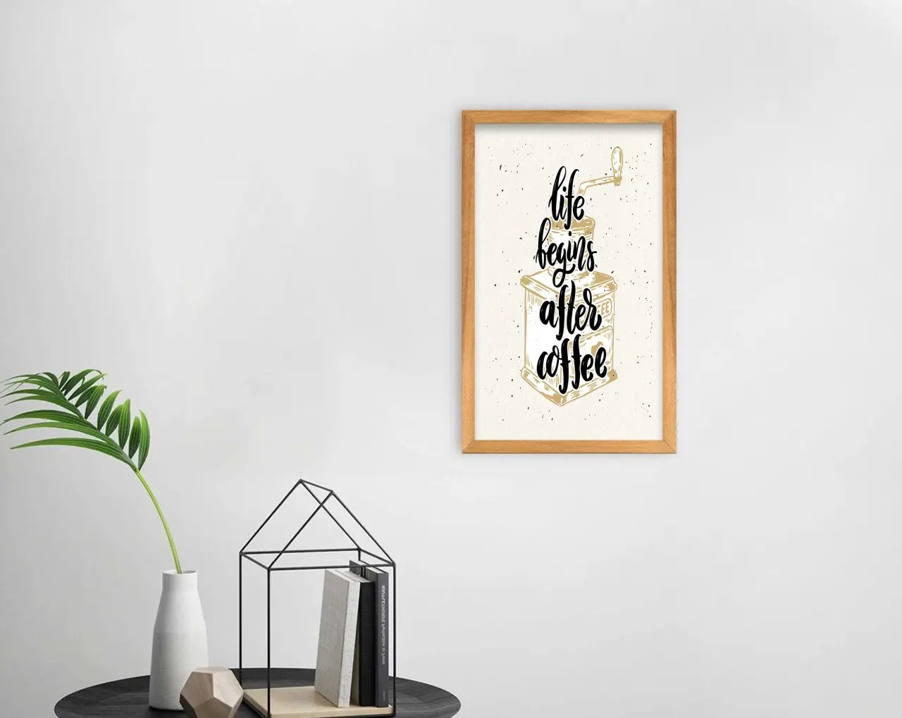 

BK Home Coffee Design Decorative Retro Wood Tablo-42