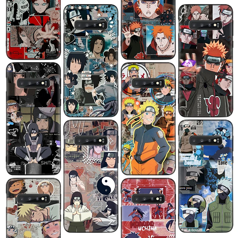 

Japan Naruto Anime Phone Case For Samsung Galaxy S10 Plus S20 FE S21 S22 Ultra S10E S8 S9 + S7 Edge J4 Housing Shell Coque