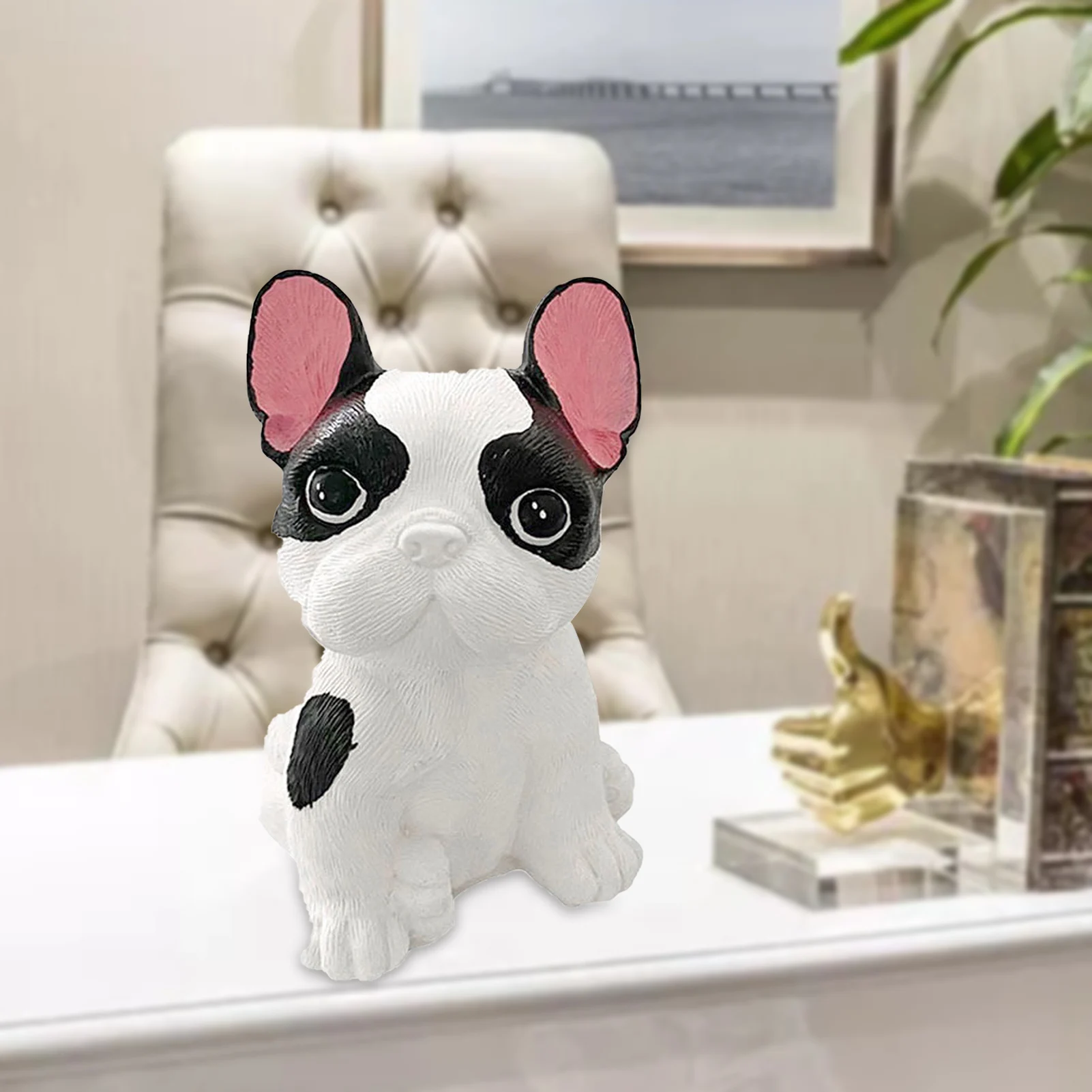 

Bulldog Model Silicone Mold Soft Silicone Dog Mold Tear Resistance Candle Molds Puppy Animal Silicone Molds Soap Mold For Home