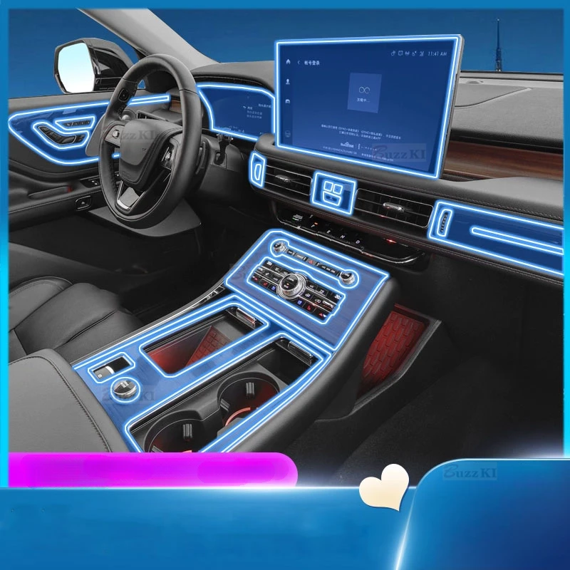 Прозрачная защитная пленка из ТПУ для Линкольна авиатора 2020 экран планшетов