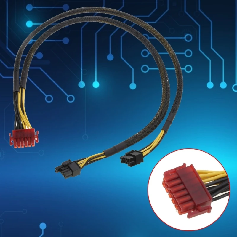 Кабель модуля видеокарты 12pin к двум PCIE 8pin 6+2Pin для модульного блока питания Enermax