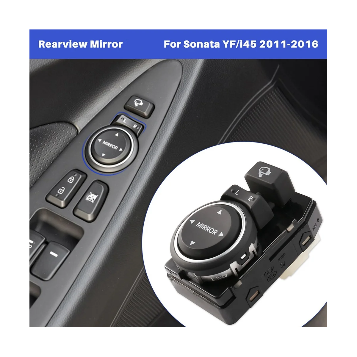 Переключатель регулировки зеркала заднего вида кнопка управления боковым