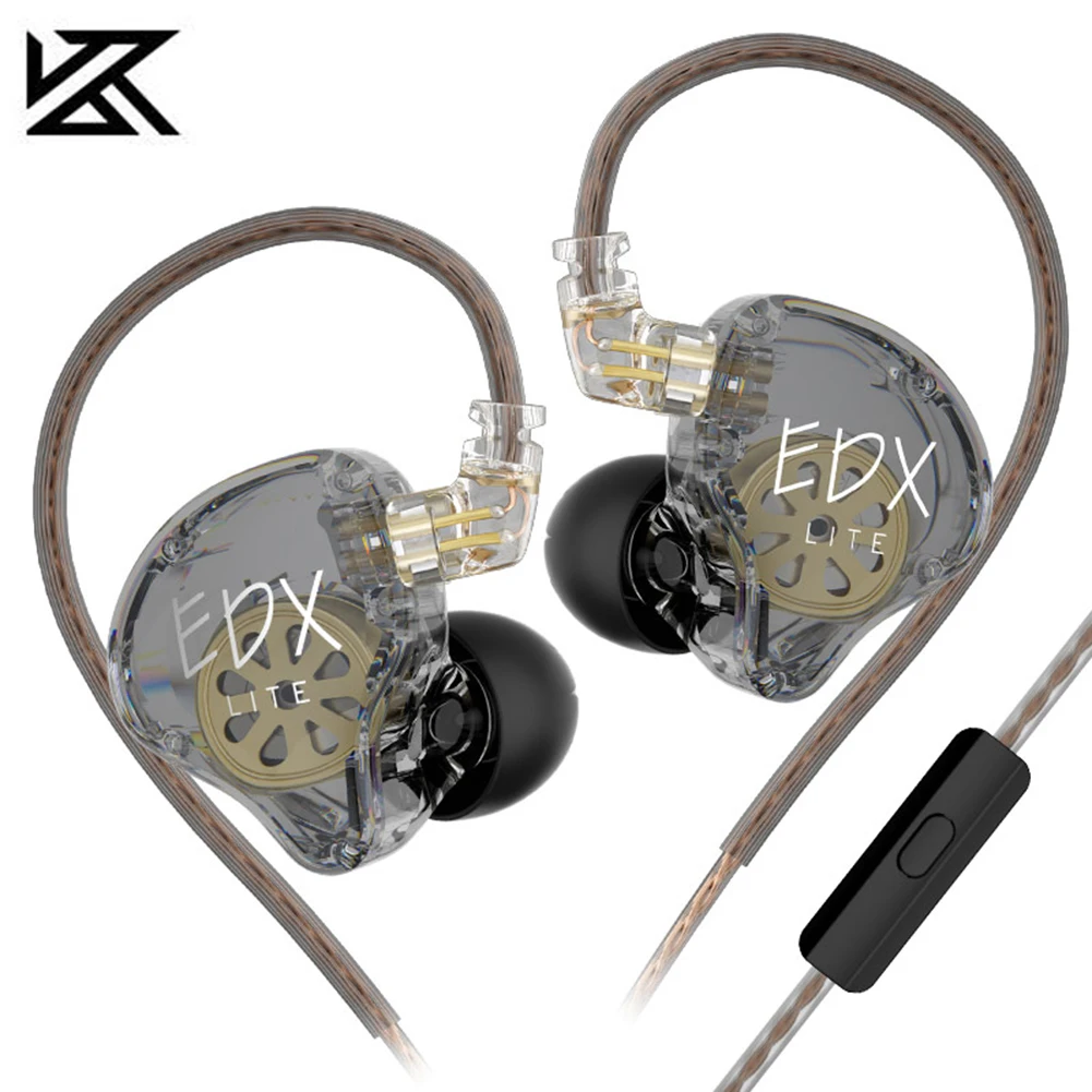Наушники-вкладыши KZ EDX Lite HIFI с шумоподавлением