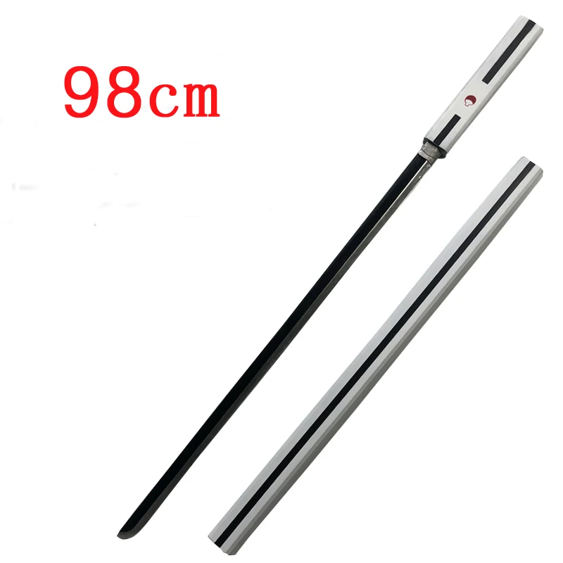 

98cm Katana Black white Kusanagi sword plover blade Weapon Prop Role Play Yamato Tateru Weapon PU Model Toy Prop cosplay