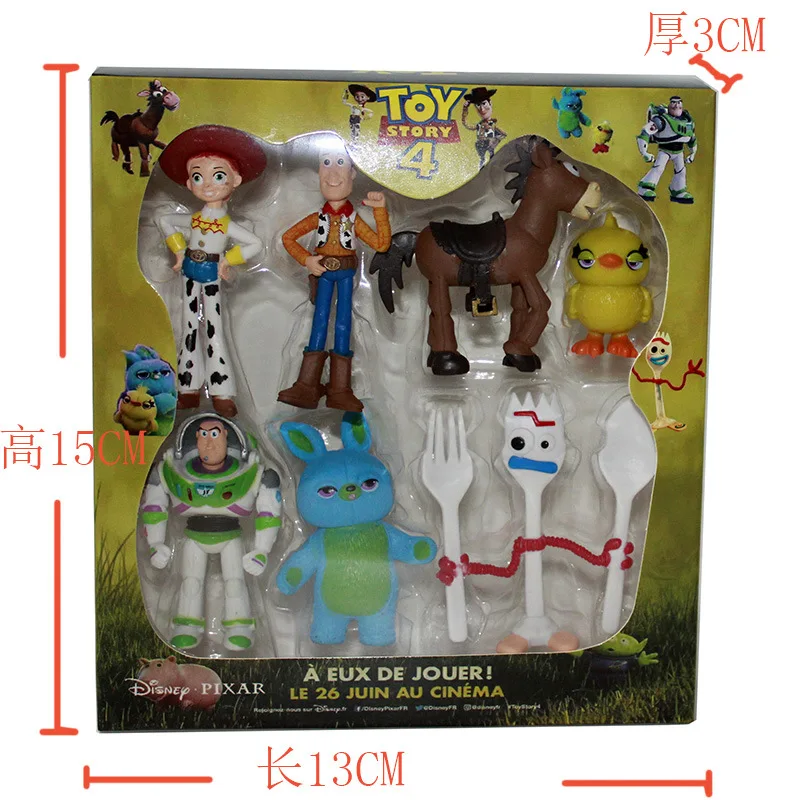 Фигурки героев мультфильма История игрушек 4 Disney игрушки Вуди Джесси Базз