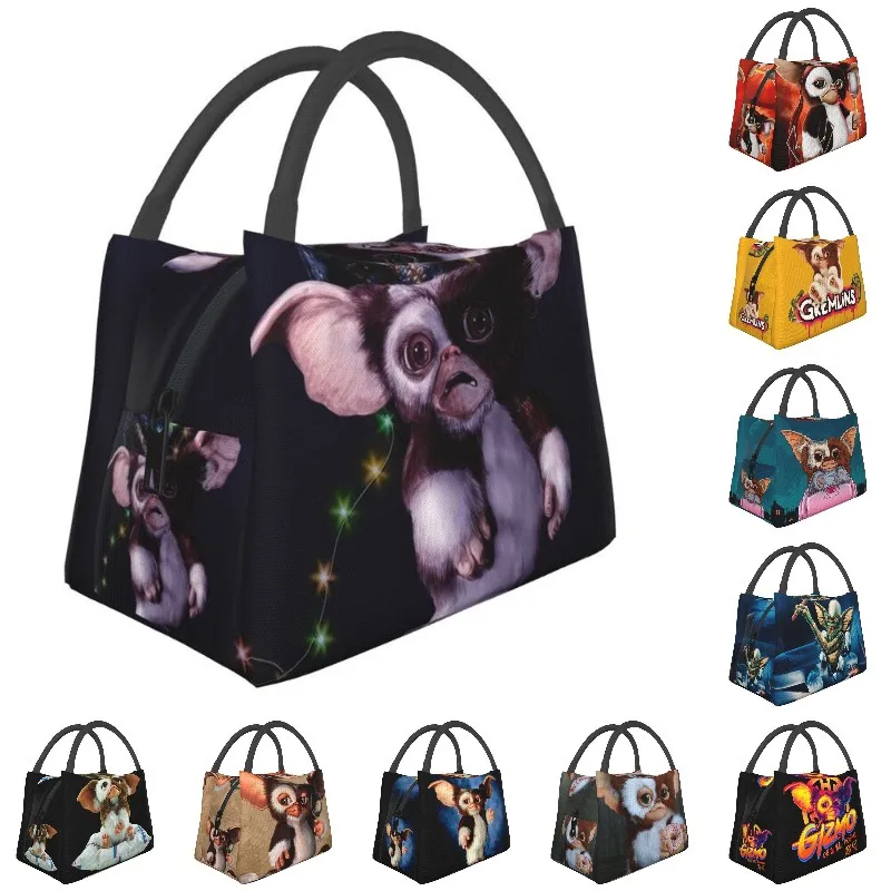 

Термоизолированные сумки для ланча Gremlins, Женская вещица в стиле 80-х фильмов, ужасный Ретро многоразовый контейнер для ланча Mogwai, коробка для...