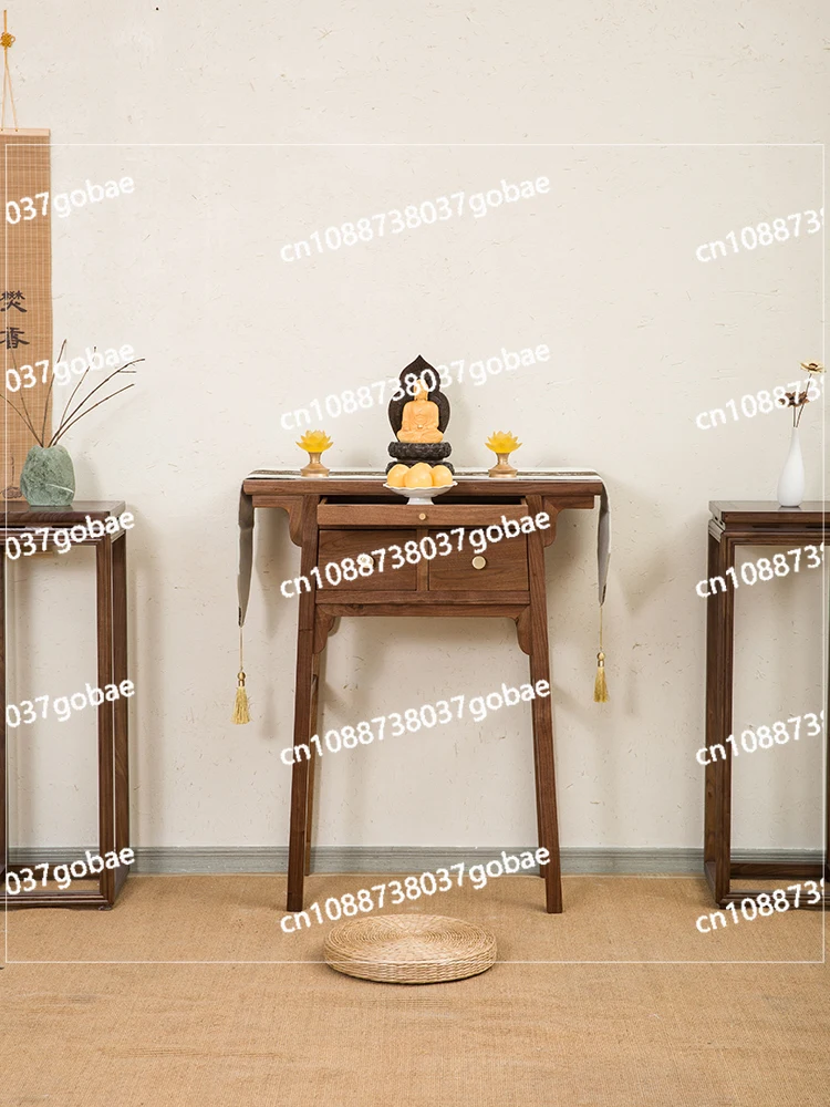 CX новый китайский стиль алтарь из цельного дерева стол для курильницы домашний