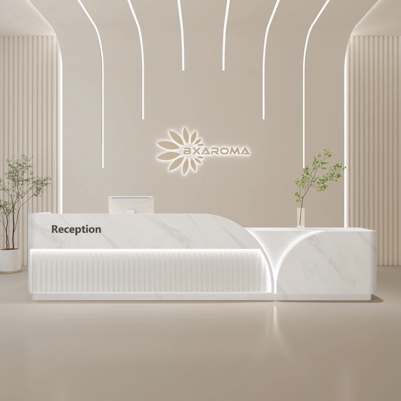 Столешница регистрации в современном стиле касса для салона одежды стойка