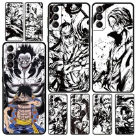 one piece anime painting art phone case for samsung galaxy s22 s20 fe s21 ultra 5g s9 s8 s10 plus s10e note 10 lite 20 cover