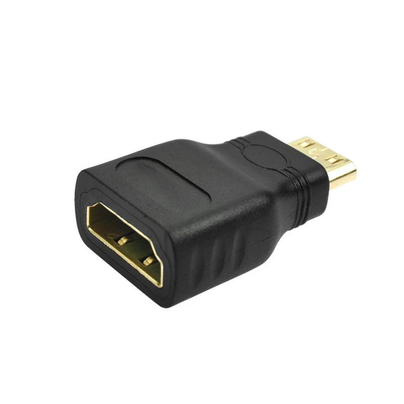 

Mini HDMI-compatible to HDMI-compatible Adapter F-M Converter for HDMI-compatible 1080P Cable Adapter Device