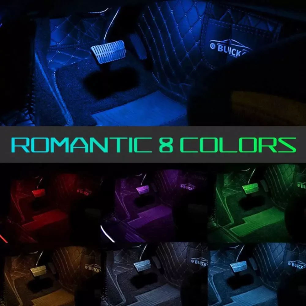

48LED Car Atmosphere Lamp Car Ambient Atmosphere Lighting Strips Light
