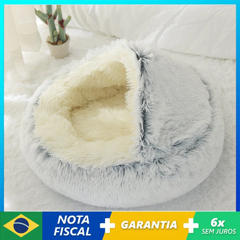 

Super Soft Cat Bed Comfortable Donut Round Dog Kennel Ultra Soft Non-Slip Winter Warm Dog Kennel Pet Cat Cushion Bed Winter Warm