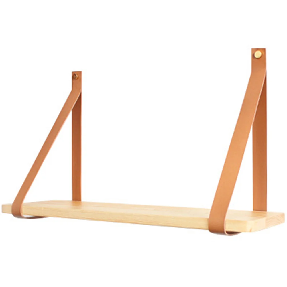 

Wall Shelf Shelves Floating Storage Book Wooden Nursery Rack Corner Hanging Bathroom Kitchen Bookshelves Flower Bedroom Planter