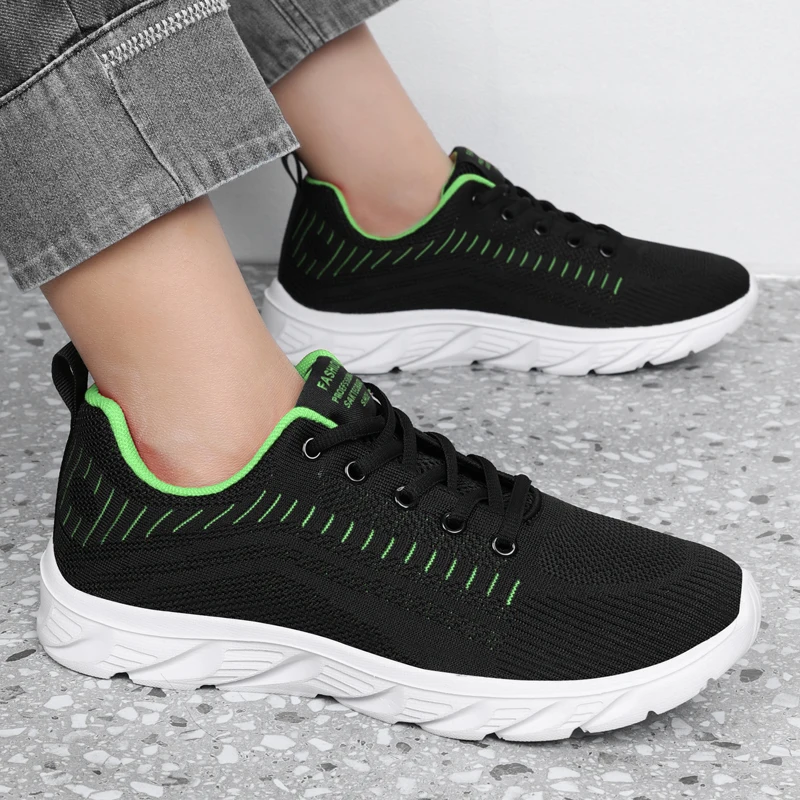 Кроссовки мужские сетчатые дышащие легкие повседневная прогулочная обувь