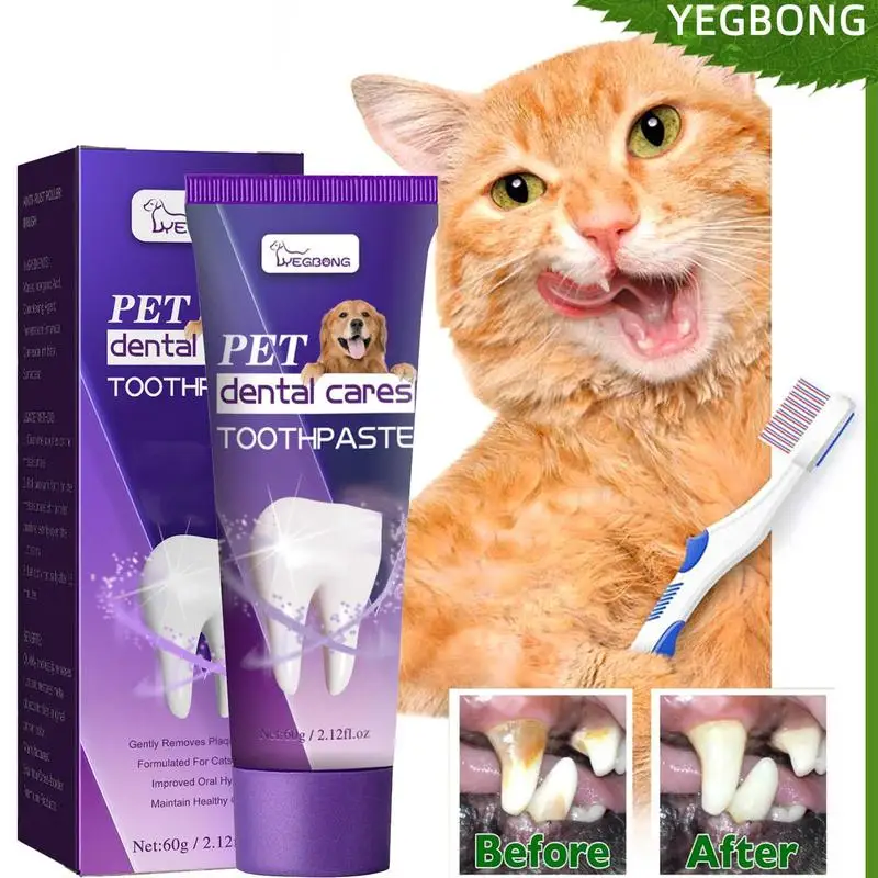 

Pet Teeth Care Toothpaste Pet Toothpaste Teeth Cleaning Improves Gum Health Eliminates Bad Breath Teeth Cleaning Pet Supplies