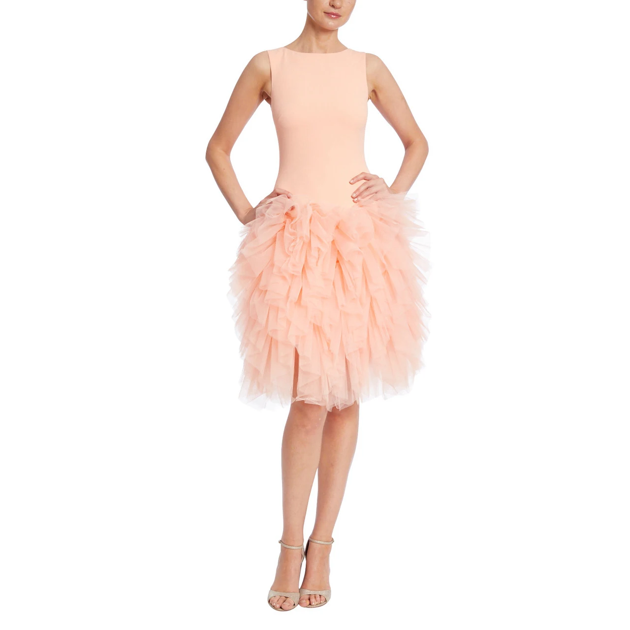 

Elegant Tulle Prom Dresses One Neck Knee Length Ruffles Fluffy Short Evening Dressing Gowns Stretchy Women Party Dress 2023