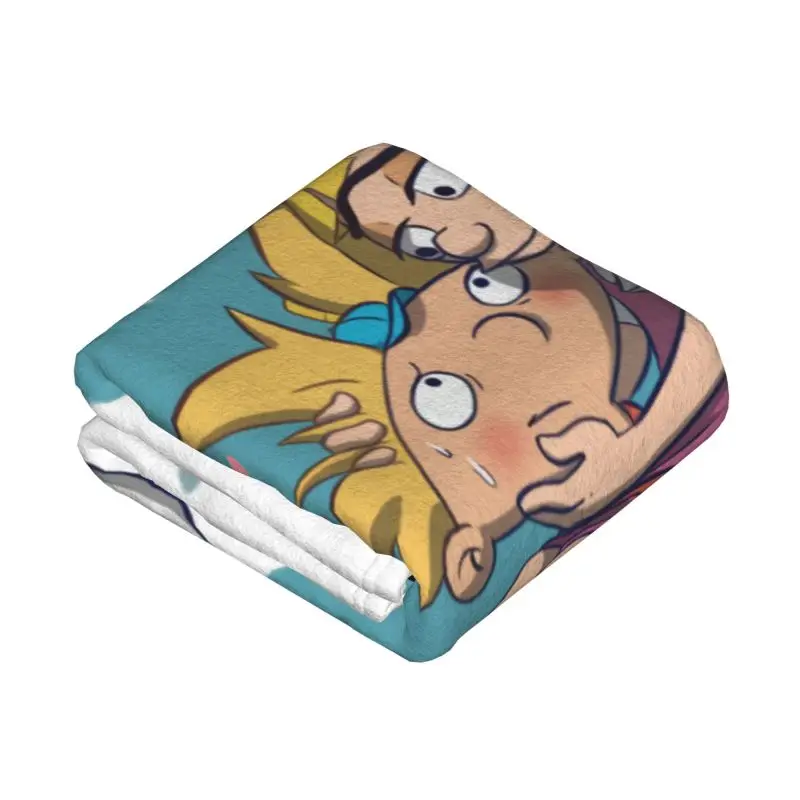 Одеяло на заказ из аниме Эй-Арнольд мягкое Фланелевое теплое Флисовое одеяло с 3D