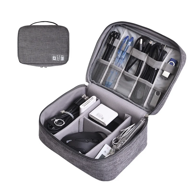 

Digital Package Multifunction Data Cable Stationery Storgage Bag Charger Mobile Power Headphone Storage Box