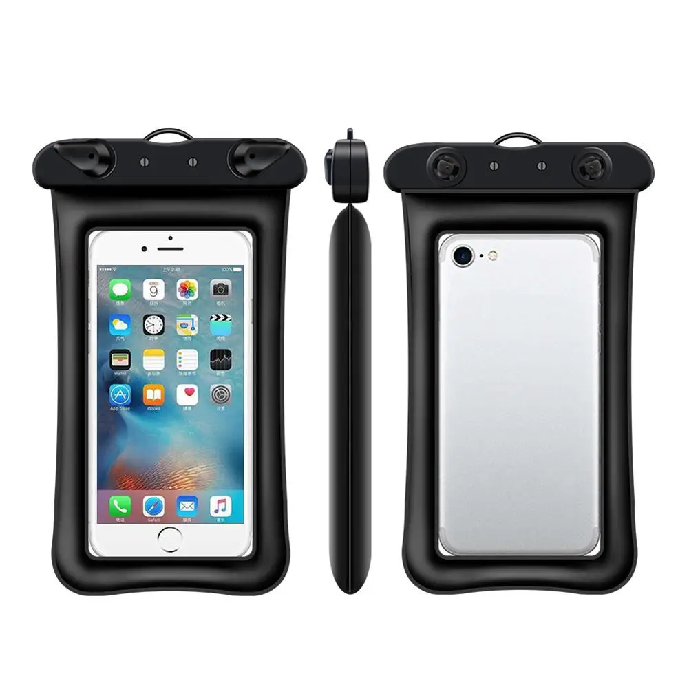 

1PC Transparent Cell Phone Waterproof Bag Water-resistant PVC Mobile Phone Case for Swimming Diving Surfing Skiing Accessories