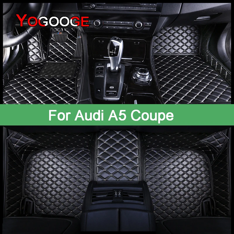 YOGOOGE Car Floor Mats For Audi A5 Coupe 2-Door Quattro Foot Coche Accessories Auto Carpets
