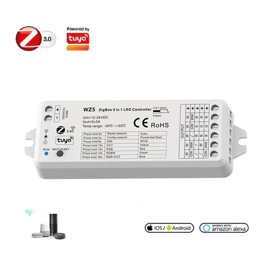 

RGB контроллер WZ5 Tuya