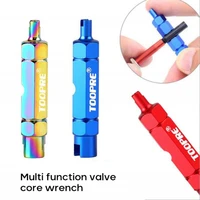 1pc bicycle valve removal wrench multifunction tire nozzle mtb road bike schrader presta installation spanner valve core tools