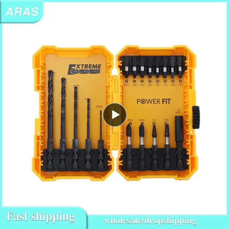 

18/Electric Impact Bit S2 Alloy Steel Drill Bit Impact Bit Nozzle Set Decoration Electrician Tools