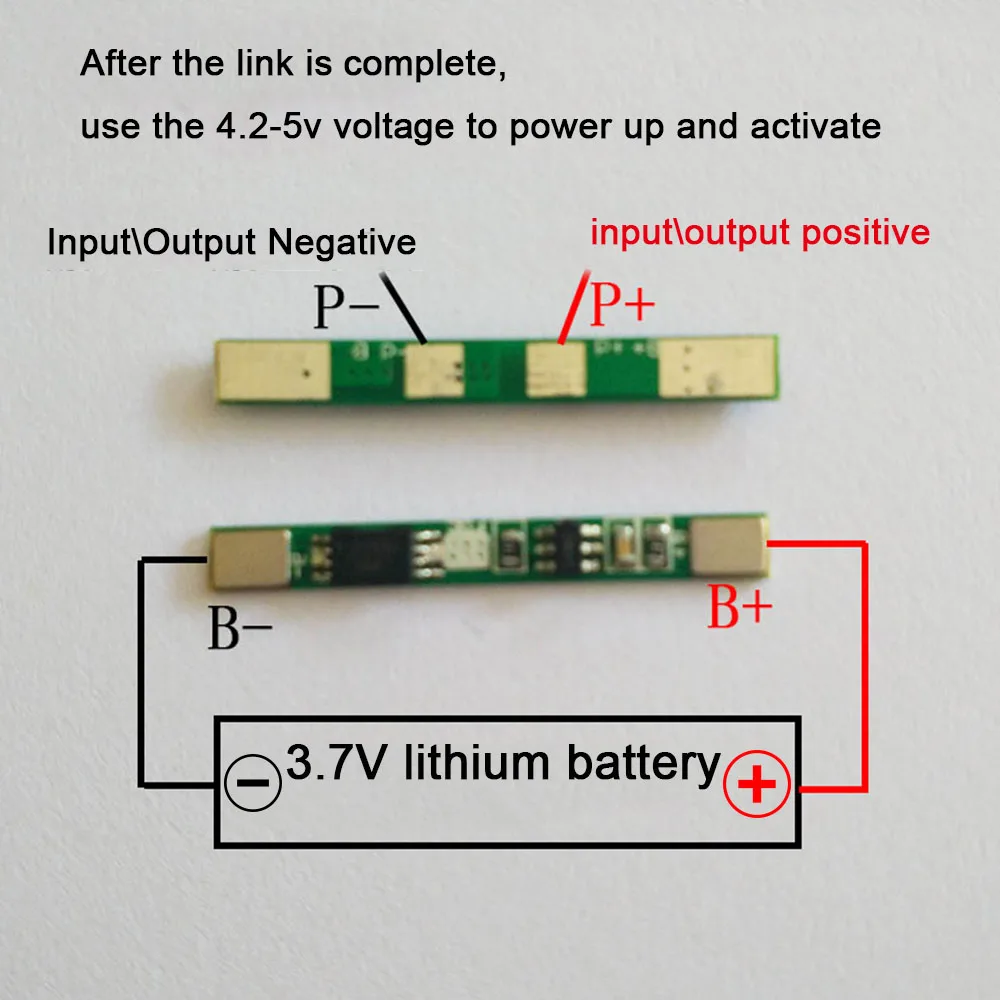 

1PCS 1S 3.7V 3A BMS PCM Lithium Battery Protection Board Pcm for 18650 Lithium Ion Li Battery Protection Board Module