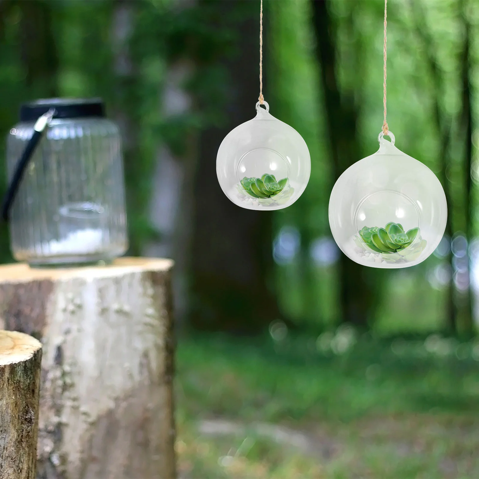 

10Pcs Plants Tea Holders Globe Holder Hanging Holder Globe Tealight Holder