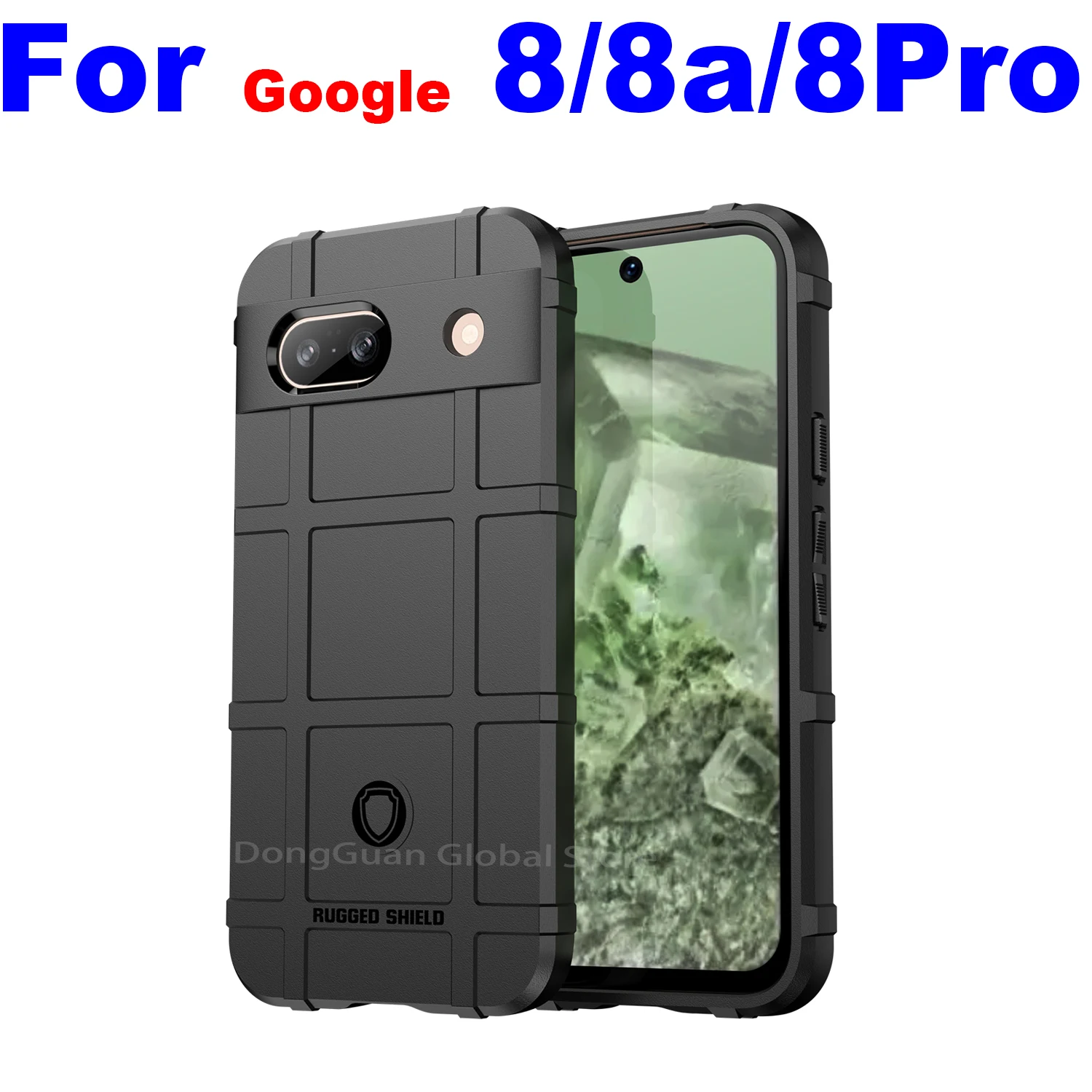

Rugged Shield Shockproof Armor Case For Google 8 8a 8Pro Shell Cover Case