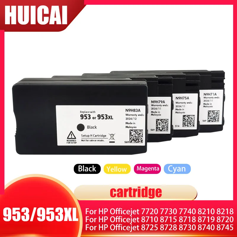 Для hp953XL 953XL 953 картридж для HP 7740 7720 7730 8210 8218 8710 8715 8718 8719 8720 8725 8728 8730 8740 печатающая